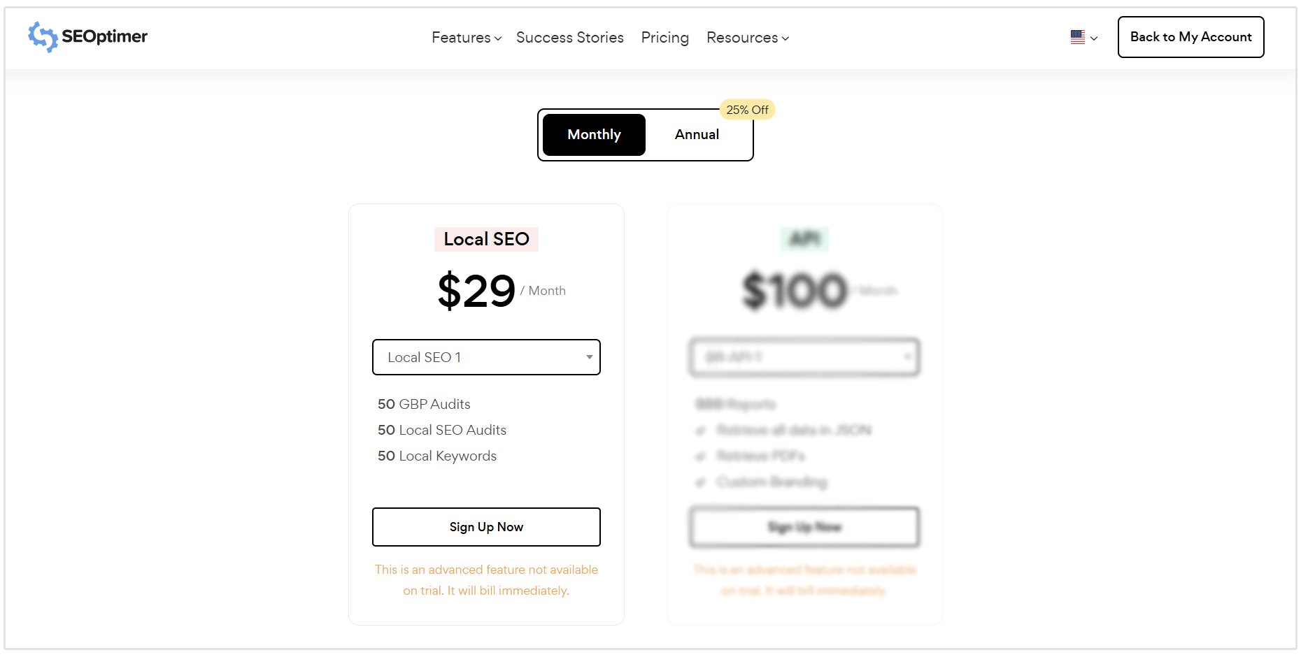 Plans SEO locaux